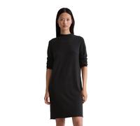 Strickkleid MARC O'POLO "aus edlem Schurwolle-Viskose-Mix", Damen, Gr. 42, Normalgrößen, schwarz, Obermaterial: 37% Polyamid, 34% Schurwolle, 25% Viskose, 4% Elasthan, unifarben, regular fit knielang,