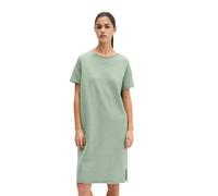 Strickkleid MARC O'POLO "aus Organic Cotton-Leinen-Mix", Damen, Gr. XL, Normalgrößen, fresh sage, Obermaterial: 90% Baumwolle, 10% Leinen, unifarben, loose fit knielang, Rundhals, Rollkante, Kleider S