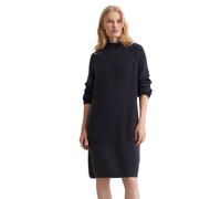 Strickkleid MARC O'POLO "aus reinem Organic Cotton", Damen, Gr. 36, Normalgrößen, deep night blau, Obermaterial: 100% Baumwolle, unifarben, loose fit, Kleider Strickkleid (40053745-36) deep night blau