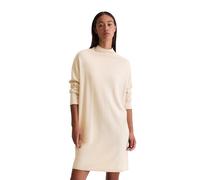 Strickkleid MARC O'POLO "aus softem Schurwolle-Mix", Damen, Gr. 44, Normalgrößen, beige (light oat), Obermaterial: 50% Schurwolle, 33% Viskose, 17% Polyamid, unifarben, relaxed fit kurz, Rippbündchen,