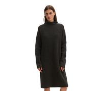 Strickkleid MARC O'POLO "aus weichem Schurwolle-Mix", Damen, Gr. XS, Normalgrößen, schwarz (coal grau melange), Obermaterial: 80% Wolle (Schafwolle), 20% Polyamid, unifarben, loose fit knielang, Bündc