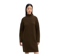 Strickkleid MARC O'POLO, Damen, Gr. L, N-Gr, burnt coffee, Strick, Obermaterial: 80% Wolle, 20% Polyamid, loose fit ca. Mitte Oberschenkel, Kleider Strickkleid, loose aus weichem Schurwolle-Mix (81064