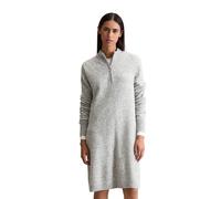 Strickkleid MARC O'POLO DENIM "aus softem Schurwolle-Mix", Damen, Gr. L, Normalgrößen, stone melange, Obermaterial: 72% Schurwolle, 26% Polyamid, 2% Elasthan, unifarben, regular fit knielang, Rippbünd