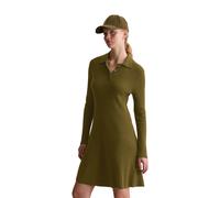 Strickkleid MARC O'POLO DENIM "aus softem Schurwolle-Mix", Damen, Gr. XXL, Normalgrößen, dunkelgrün melange, Obermaterial: 40% Schurwolle, 40% Polyamid, 20% Viskose, unifarben, weit kurz, Kleider Stri