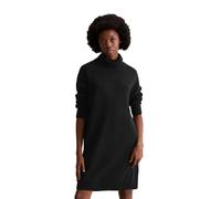 Strickkleid MARC O'POLO DENIM "aus softem Wolle-Mix", Damen, Gr. S, Normalgrößen, schwarz, Obermaterial: 45% Wolle, 35% Polyamid, 20% Baumwolle, unifarben, relaxed fit normal, Rippbündchen, Kleider St