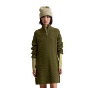 Strickkleid MARC O'POLO DENIM "aus weichem Schurwolle-Mix", Damen, Gr. S, Normalgrößen, burnished logs, Obermaterial: 70% Schurwolle, 30% Polyacryl, unifarben, relaxed fit kurz, normaler Saum, Kleider