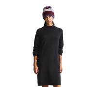 Strickkleid MARC O'POLO DENIM "aus weichem Wolle-Mix", Damen, Gr. L, Normalgrößen, schwarz, Obermaterial: 45% Wolle (Schafwolle), 35% Polyamid, 20% Baumwolle, unifarben, oversize knielang, Rippbündche