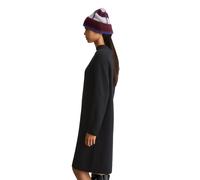 Strickkleid MARC O'POLO DENIM "aus weichem Wolle-Mix", Damen, Gr. M, Normalgrößen, schwarz, Obermaterial: 45% Wolle (Schafwolle), 35% Polyamid, 20% Baumwolle, unifarben, oversize knielang, Rippbündche