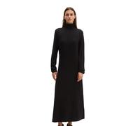 Strickkleid MARC O'POLO "slim aus softem Schurwolle-Mix", Damen, Gr. L, N-Gr, schwarz, Strick, Obermaterial: 50% Schurwolle, 33% Viskose, 17% Polyamid, slim fit knöchelfrei, Kleider Strickkleid, mit S