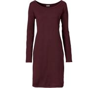 Strickkleid BONPRIX "Strickkleid", Damen, Gr. 52/54 (XXL), N-Gr, rot (dunkelrot), Obermaterial: 70% Baumwolle, 30% Polyamid, loose fit, Kleider Strickkleid, für den Alltag, aus Baumwolle und Polyamid,