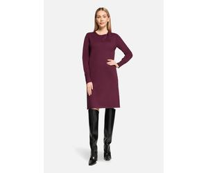 Strickkleid mit Schleifenknoten Dark Aubergine 40
