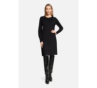 Strickkleid mit Schleifenknoten Schwarz 36