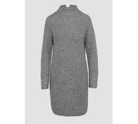 Strickkleid mit Stehkragen und überschnittenen Schultern 44 grau 2157076.9730.44