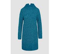 Strickkleid mit Stehkragen und überschnittenen Schultern 46 Blau 2157076.6469.46