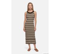 Sommerkleid BETTY BARCLAY "Damen ohne Arm", Damen, Gr. 38, Normalgrößen, dunkelblau, nature, Obermaterial: 75% Baumwolle, 25% Polyester. Besatz: 60% Polyester, 40% Baumwolle, tailliert lang, U-Boot-Au