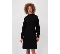 Strickkleid MONARI "Kleid Strick Lurex 92cm", Damen, Gr. 40, N-Gr, schwarz, Strick, Obermaterial: 46% Baumwolle, 45% Polyacryl, 9% metallisierte Fasern, unifarben, regular fit kniefrei, Rundhals, Ragl