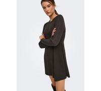 ONLY Tailliertes Strickkleid aus Viskose-Mix Modell 'FIA' in Schoko, Größe M
