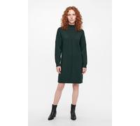 Strickkleid ONLY "ONLPRINCESS LS HIGHNECK DRESS KNT", Damen, Gr. XL, N-Gr, Langarm, Strick, grün (scarab detail:melange), Strick, Obermaterial: 50% Viskose, 27% Nylon, 23% Polyester, meliert, regular