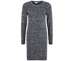 Strickkleid OXMO "Strickkleid OXDanielle", Damen, Gr. L, N-Gr, blau (navy), Obermaterial: 50% Baumwolle CO. 50% Polyacryl PAN., Kleider Strickkleid (23723115-L) navy