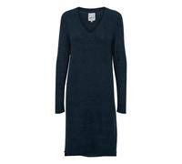 Strickkleid OXMO "Strickkleid OXIda", Damen, Gr. S, N-Gr, blau (total eclipse melange), Obermaterial: 74% Polyacryl PAN. 23% Nylon NY. 3% Elasthan EL., Kleider Strickkleid (64063851-S) total eclipse m