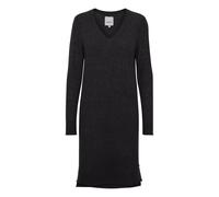 Strickkleid OXMO "Strickkleid OXIda", Damen, Gr. S, N-Gr, grau (dunkelgrau melange), Obermaterial: 74% Polyacryl PAN. 23% Nylon NY. 3% Elasthan EL., Kleider Strickkleid (45048510-S) dunkelgrau melange