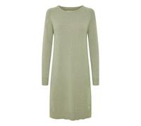 Strickkleid OXMO "Strickkleid OXMareen", Damen, Gr. XXL, N-Gr, grün (vetiver melange), Obermaterial: 50% Viskose CV. 27% Polyester PES. 23% Nylon NY., Kleider Strickkleid (24586607-XXL) vetiver melang