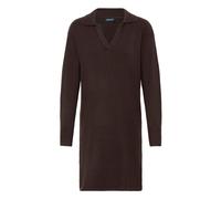 Strickkleid OXMO "Strickkleid OXNera", Damen, Gr. L, N-Gr, braun (coffee bean), Obermaterial: 50% Viskose CV. 27% Nylon NY. 23% Polyester PES., Kleider Strickkleid (94076556-L) coffee bean