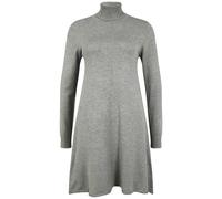 Strickkleid OXMO "Strickkleid OXWinala", Damen, Gr. M, N-Gr, grau (medium grau melange), Obermaterial: 70% Viskose CV. 30% Nylon NY., Kleider Strickkleid (33882513-M) medium grau melange