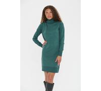 Strickkleid SAINT TROPEZ "U6801, MilaSZ Rollneck Dress", Damen, Gr. XS, N-Gr, june bug melange, Strick, Obermaterial: 80% Viskose, 20% Polyacryl, meliert, kurz, Kleider Strickkleid, Regular fit, Visko