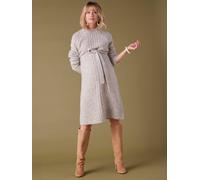 Strickkleid Schwangerschaft & Stillzeit ENVIE DE FRAISE perlgrau Gr. 32/34