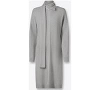Strickkleid steingrau-champagner-meliert 40