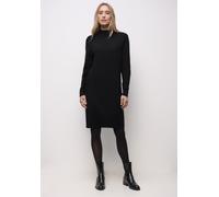 Street One Frauen Turtleneck Strickkleid in Schwarz, Gr: 46