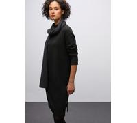 Street One Frauen Midi Strickkleid in Schwarz, Gr: 46