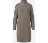 Strickkleid taupe-meliert 38
