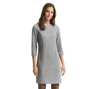 Strickkleid TOM TAILOR, Damen, Gr. 38, N-Gr, medium silber grau, Strick, Obermaterial: 71% Polyester, 28% Viskose, 1% Elasthan, unifarben, lässig geschnitten knieumspielend, Rundhals, Kleider, 3/4-Arm