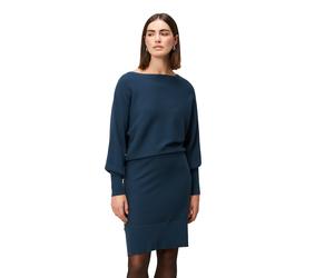 Strickkleid ZERO "Damen strukturiert U-Boot Ausschnitt", Damen, Gr. 40, Normalgrößen, 8599, Strick, Obermaterial: 50% Viskose, 30% Polyester, 20% Polyamid, Strukturmuster, figurbetont kurz, U-Boot-Aus