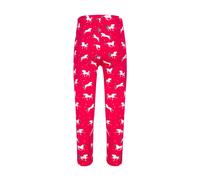 Strickleggings HAPPY GIRLS, Mädchen, Gr. 110, N-Gr, pink, Feinstrick, Obermaterial: 60% Polyester, 35% Baumwolle, 5% Elasthan, bedruckt, slim fit normal, Hosen Strickleggings, für kleine Pferde-Fans (