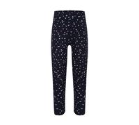 Strickleggings HAPPY GIRLS, Mädchen, Gr. 134, N-Gr, blau (navy), Feinstrick, Obermaterial: 60% Polyester, 35% Baumwolle, 5% Elasthan, bedruckt, slim fit normal, Hosen Strickleggings, im süßen Herzchen