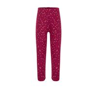 Strickleggings HAPPY GIRLS, Mädchen, Gr. 146, N-Gr, lila (berry), Feinstrick, Obermaterial: 60% Polyester, 35% Baumwolle, 5% Elasthan, bedruckt, slim fit normal, Hosen Strickleggings, im süßen Herzche