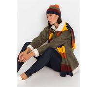 Strickmütze BONPRIX, Damen, grün (dunkeloliv, multi gestreift), Obermaterial: 100% Polyacryl, Mützen Strickmütze (26699109-0) dunkeloliv, multi gestreift