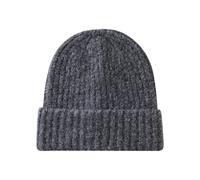 Strickmütze BONPRIX "Mütze", Damen, grau (schiefergrau), Obermaterial: 53% Polyester, 38% Polyacryl, 7% Wolle, 2% Polyamid, Mützen Strickmütze, Mütze (41258503-0) schiefergrau