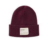 Strickmütze BONPRIX "Mütze", Damen, lila (beere), Obermaterial: 50% Viskose, 28% Polyester, 22% Polyamid, Mützen Strickmütze, Mütze (74446669-0) beere