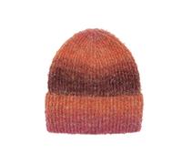 Strickmütze CAPO, Damen, braun (orange, rot), Strick, Materialmix, mehrfarbig, Mützen Strickmütze, Wollanteil, Bouclè-Garn, Farbverlauf (21732300-0) orange, rot