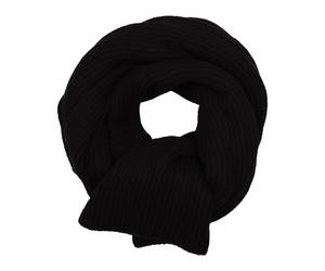 Strickmütze CASAMODA "CASAMODA Set aus Mütze und Schal uni", Herren, schwarz, 100% Baumwolle, Mützen Strickmütze (28122838-0) schwarz