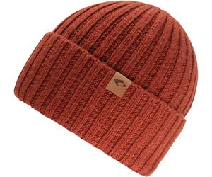 Strickmütze CHILLOUTS "Darian Hat", Herren, braun (rust), Feinstrick, Baumwollmischung, unifarben, Mützen Strickmütze, mit extra hohem Umschlag (67106208-0) rust