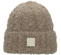 Strickmütze CHILLOUTS "Frauke Hat", Damen, beige, Grobstrick, Kunstfaser, Mützen Strickmütze, Mit breitem Umschlag (11872963-0) beige