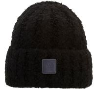 Strickmütze CHILLOUTS "Frauke Hat", Damen, schwarz, Grobstrick, Kunstfaser, Mützen Strickmütze, Mit breitem Umschlag (62047811-0) schwarz