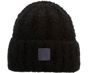Strickmütze CHILLOUTS "Frauke Hat", Damen, schwarz, Grobstrick, Kunstfaser, Mützen Strickmütze, Mit breitem Umschlag (62047811-0) schwarz