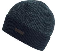 Strickmütze CHILLOUTS "Moritz Hat", Damen, blau (navy), Rippstrick, Materialmix, Mützen Strickmütze, Feiner Rippenstrick in melierter Optik (73575602-0) navy
