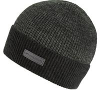 Strickmütze CHILLOUTS "Moritz Hat", Damen, grau, Rippstrick, Materialmix, Mützen Strickmütze, Feiner Rippenstrick in melierter Optik (69546509-0) grau